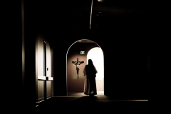 Cloister hallway near cells
