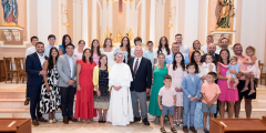 Sister Maria Fidelis and her family who attended.