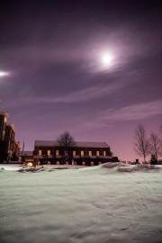 View of the St. Cecilia Chapel at night