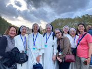 Mother Anna Grace and some of our sisters hosted a pilgrimage to Italy where friends of the community visited some Dominican sites and spent some time at Villaggio Betania, our Congregation's retreat house in Bracciano, Italy.