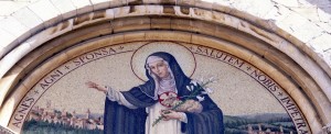 montepulciano, mosaic over Dominican Church in Montepulciano, nashville dominicans, Dominican sisters of st. cecilia congregation, nashville, education, teaching, dominican sisters, st. cecilia congregation