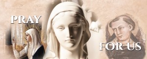 BLESSED VIRGIN MARY, ST CATHERINE OF SIENA, ST THOMAS AQUINAS