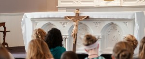 oratory, st cecilia motherhouse, retreat, silence, crucifix, prayer