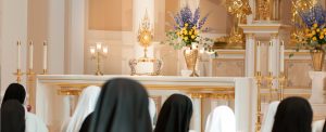 adoration before the Blessed Sacrament